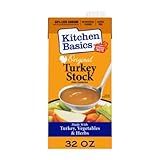 Kitchen Basics Turkey Stock - 32 oz Carton, The Perfect Base for Your Savory Kitchen Recipes and Stocking Up
