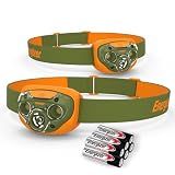 Energizer LED Headlamp PRO (2-Pack), IPX4 Water Resistant Head Light