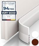 Vellure® Door Draft Stopper for Bottom of Door - Premium Door Sweep for Bottom of Door/Weather Stripping Door Seal (Save Energy – installs Quickly and Easily) Door Strip Ideal for