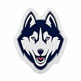 Rico Industries NCAA Connecticut Huskies - UCONN Primary Shape Cut Pennant - Home and Living Room Décor - Soft Felt EZ to Hang