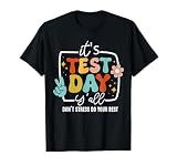 It's Test Day Y'all Groovy Testing Day Teacher Student Exam T-Shirt