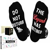 Ao Yee ZGL Men Retirement Socks with Greeting cards,Fun Retirement Gifts