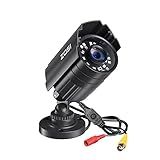 ZOSI 2.0MP 1080P HD 1920TVL Security Camera Hybrid 4-in-1 TVI/CVI/AHD/960H CVBS CCTV Camera Outdoor Indoor,80ft IR Night Vision,Weatherproof Bullet Camera For analog Surveillance DVR(Black)