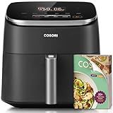 Cosori 9-in-1 TurboBlaze Air Fryer 6 Qt, Premium Ceramic Coating, 90°–450°F, Precise Heating for Even Results, Air Fry, Roast, Bake, Broil, Dry, Frozen, Proof, Reheat, Keep Warm, 120V