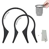 2 Packs Camera Lens Filter Wrench Kit, CPL UV ND Filter Removal Wrench Tool Set, Fit 55mm-72mm 77mm-95mm Lens Thread for Canon Nikon Sony Fujifilm Olympus Panasonic and Other Camera