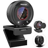 4K Webcam for PC Computer PDAF Autofocus with Built-in Microphone Windows
