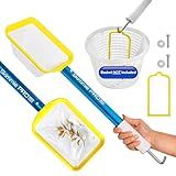 Skimmie Pro (Short Version) 22.5” Pool Skimmer: Lightweight, Fine Mesh Net, & Stainless Steel Hook – Ideal for In-Ground/Above-Ground Pools, Fountains, Ponds, Hot Tubs, & Cold Plunges