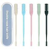 Hot Seller 5Pcs Double Sided Nose Hair Knife，2-in-1 Nasal Cutter,Portable Manual 360° Rotating Nose Hair Trimmer Tool,Trimmer for Men, Women（Colorful）