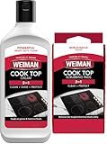 Weiman Ceramic and Glass Cooktop Cleaner - Heavy Duty Cleaner and Polish (10 Ounce Bottle and 3 Scrubbing Pads)