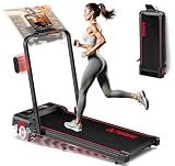 FOUSAE Treadmills for Home, App Compatible, 5 in 1 7.5MPH Foldable Treadmill with 10% Incline, 3.0HP Brushless Drive, 12 HIIT Programs, Full Screen LED Display, Remote Control, 400 LBS Weight Capacity