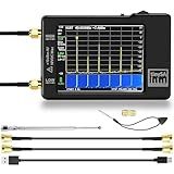 TinySA Spectrum Analyzer,Handheld Tiny Spectrum Analyzer 2.8inch Touch Screen,0.1MHz~ 960MHz Portable Frequency Analyzer with 4 Input/Output Modes,2-in-1 Signal Generator with Battery