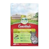 Oxbow Essentials Chinchilla Food, Made with Oxbow Alfalfa, Vitamin & Mineral Rich Food for Chinchillas, Small Animal Pet Pellets, Made in USA, High Fiber, 10 lb Bag