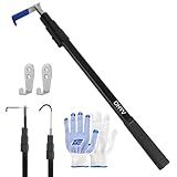 OHYV 6FT Truck Cargo Grabber Telescoping Truck Bed Retriever Tool Multi-Use Truck Bed Tool Truck Accessori Extendable Reaching Tool Suited for Pickup Trucks SUVs Trailers RVs Boats Garages or Homes