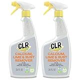 CLR Brands Calcium, Lime & Rust Remover, 26 oz. Spray Bottle, 2 Pack, Blasts Calcium, Dissolves Lime Deposits, Zaps Stubborn Rust Stains and Hard Water Deposits