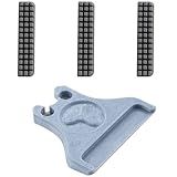 3D Printer Accessories for Crealty K1/ K1C / K1 Max Nozzle Brush Replacement Kit - 3Pcs Nozzle Silicone Brush Consumables Cleaning Tool with Bracket Soft Clean Tool for 3D Printer Hotbed