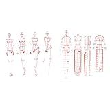 DYNWAVE 8 Pcs French Curve Template Ruler Set,Sewing Humanoid Patterns Design for Dressmaking, Tailoring, Fashion Designing