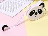 Panda Plastic Retractable Measure Tapes Cartoon Animal Body Measuring Tapes with Keyring for Cloth Body Tailor Sewing Craft Measuring Tools, Sewing Tape Measures, Tape Measures and Rulers (3H037)