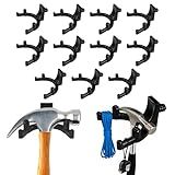 LITGURU 12pcs Storage Shed Hooks for Suncast: U Tool Hangers Compatible with Suncast/Craftsman Shed Tool Hooks Storage Shed Shelves Accessories Utility Double Head Design Garden Storage Shed Hanger
