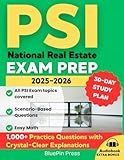 Ultimate PSI National Real Estate Exam Prep: 2025-2026 Study Guide: Master 1,000+ Practice Questions with Crystal-Clear Explanations, Real-World Scenarios & Easy Math – Pass with Confidence!