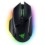 Razer Basilisk V3 Pro Wireless Gaming Mouse, HyperScroll Tilt Wheel, 30K DPI Sensor, Gen-3 Optical Switches, 13-Zone Chroma RGB, 13 Programmable Controls, 3 Connection Modes, Black