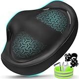 Noseless Bike Seat Cushion for Men & Women - Extra Padding & Comfort Wide Bicycle Seat, Oversized Comfortable Saddle for Peloton Bikes, Exercise Bikes, Electric Bikes, Cruiser Bikes