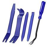 GOOACC 5PCS Auto Trim Removal Tool Kit No-Scratch Pry Tool Kit for Car Door Clip Panel & Audio Dashboard Dismantle -5PCS