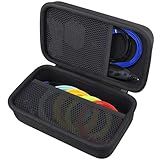 co2CREA Storage Organizer Case for 3D Printing Pen Set, Hard Case Compatible with SCRIB3D P1/Advanced, MYNT3D Super/Advanced, 3Doodler Start+/Flow/PRO and Filament Refill（Black Case）