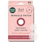Rael Pimple Patches, Miracle Invisible Spot Cover - Hydrocolloid Acne Pimple Patch, Absorbs Zits & Blemish, Korean Skin Care, 2 Sizes (96 Count)
