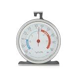 Taylor 5924 Large Dial Kitchen Refrigerator and Freezer Analog Thermometer, 3-Inch Dial, Easy to Read, Silver Finish, Accurate Temperature Monitoring