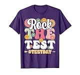 Rock The Test Testing Day Groovy Motivational Teacher T-Shirt for Men Women Girls Kids