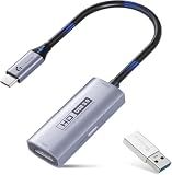 Guermok 4K USB3.0 HDMI Capture Card with PD 100W, 2K@30FPS or 1080P@60FPS