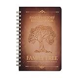 icceemee Family History Book: A Record of Our Family Tree, Includes Genealogy Charts, Room for 100 Ancestors/Family Photo and so Much More 8.3''x 5.6''