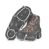 Yaktrax Diamond Grip All-Surface Traction Cleats for Walking on Ice and Snow (1 Pair), Large , Black