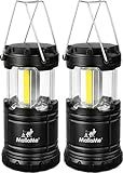 MalloMe Camping Lights LED Lantern Flashlights,Battery Powered Operated Lamp Tent Lanterns for Power Outages,Camping Essentials Outdoor,Home, Emergency Gear,Hurricane Survival(3AAA batteries required)