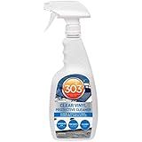 303 Products Marine Clear Protective Cleaner - Cleans and Protects Vinyl and Plastics, Provides Superior UV Protection, Prevents Yellowing and Cracking, 32oz (30215)
