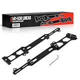 141-638 Linear 2-in-1 Spark Plug Loom– Aluminum Alloy Construction, Compatible with JKU & Small Block Chevy (7-8mm Wires, Black)