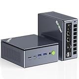 GMKtec Mini PC Gaming AMD Ryzen 7 PRO 6850U 32GB DDR5 1TB PCle SSD I226V Dual NIC LAN 2.5G Desktop Oculink Computer, Dual USB4, HDMI 2.1, USB-C M7 Ultra
