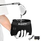 MOSTY Golf Club & Ball Cleaner Bag,Durable Golf Club Cleaning Kit and Ball Washer Pouch,Club Cleaner for Golf Bag, Golf Gifts for Men Women Golfers Him Unique, Essential Golf Accessories