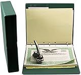 Blumberg Green Beauty Limited Liability Company (LLC) Kit with Records Binder, LLC Seal, Printed Membership Certificates with Full-Page Stubs, and More (Green with Printed LLC Operating Agreements)