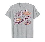 Star Wars Jabba The Hutt Need A Quick Loan T-Shirt, Men, Heather Grey, Large