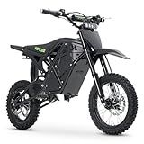 Jicyc Electric Motorcycle for Teens & Adults,Electric Dirt Bike, 3500W Mid-Mounted Motor 40MPH Top Speed,14"/12" Tire, 48V 23AH,Hydraulic Brakes,Off Road Electric Mountain EBike | Fit Age 13+