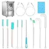 12pcs Ice Maker Cleaning Brush Set, Multifunctional Ice Machine Cleaning Tools Water Cooler Cleaner Kit Home Kitchen Utility Tools