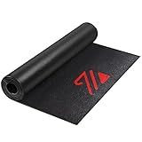 BUCKLOS Treadmill Mat for Hardwood Floors/Carpet/Tile 6mm Thick - Exercise Equipment Mats for Peloton/Nordictrack Indoor Cycling Under Floor/Hard Wood/Concrete Protect