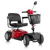 Rascal Conquest 4-Wheel Heavy-Duty Outdoor Mobility Scooter, Long-Range Battery-Powered Electric Travel, 350lb Capacity, Battery Included