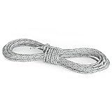 Patio Umbrella Cord Line Rope Heavy Duty Replacement String Green Dot (20 FT)