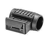 FAB Defense Tactical 1inch Flashlight Side Mount, Black, FX-PLSB