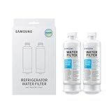 Samsung HAF-QIN-2P/EXP Genuine Refrigerator Water Filter, Reduces 99% of Harmful Contaminants for Clean, Clear Drinking Water, 6-Month Life, Easy Install, Pack of 2