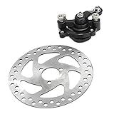 Acxico 1Set 140mm Rotor Electric Rear Disc Brake Caliper Kit for Mini Dirt Bike Go Kart Scooter ATV