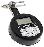 Presidium Gem Computer Gauge (PGCG) | Digital Gemstone Caliper with Carat Weight Estimation, 0.01mm Precision, 9 Cut Identification, USB PC Connectivity, Portable Jewelry Measuring Tool