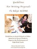 Guidelines for Writing Proposals to Adopt SCORE